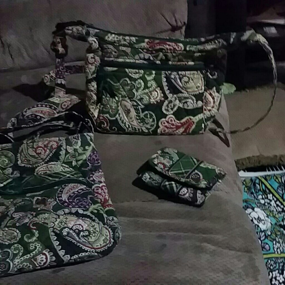 Vera bradley green set